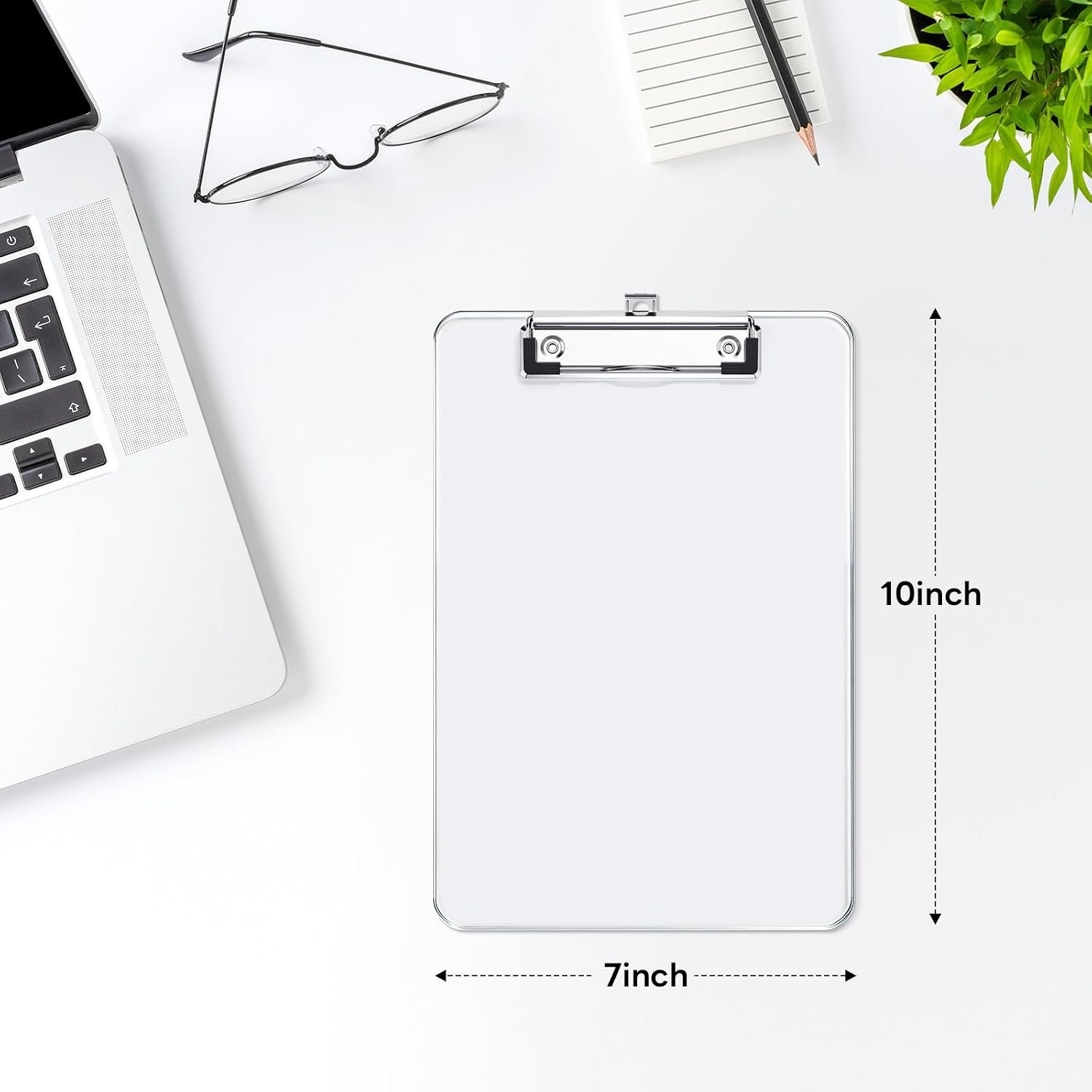 Detalle de Zoenley Plastic Clipboards, Set of 6