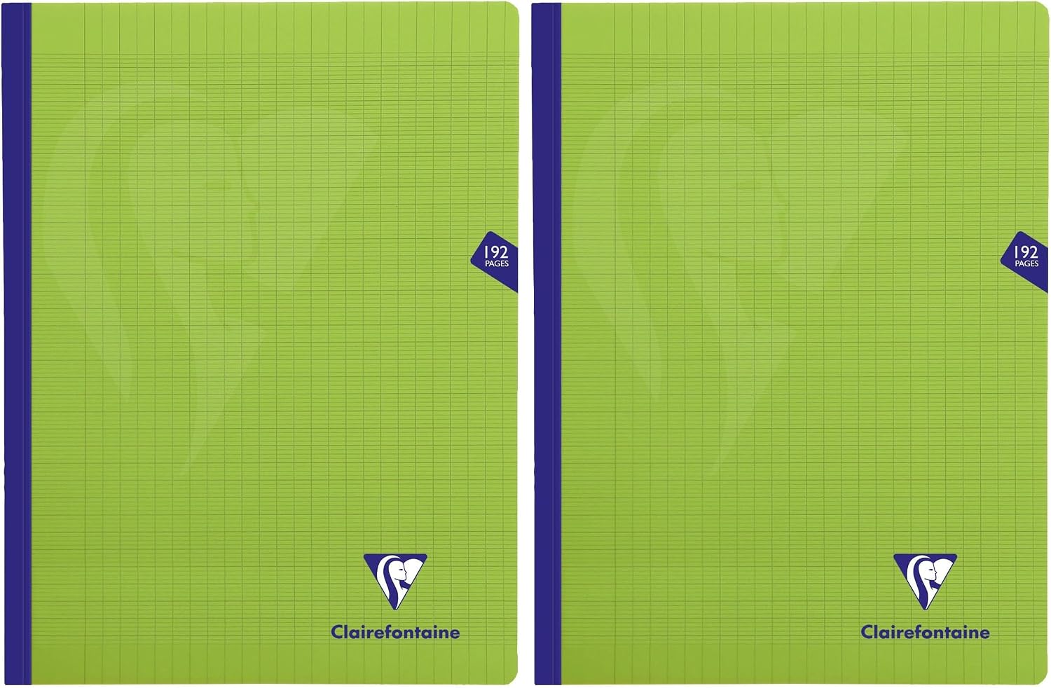 Detalle 2 de Clairefontaine Cahier Vert 24x32 192p Grands Carreaux – Haute qualité et grand format