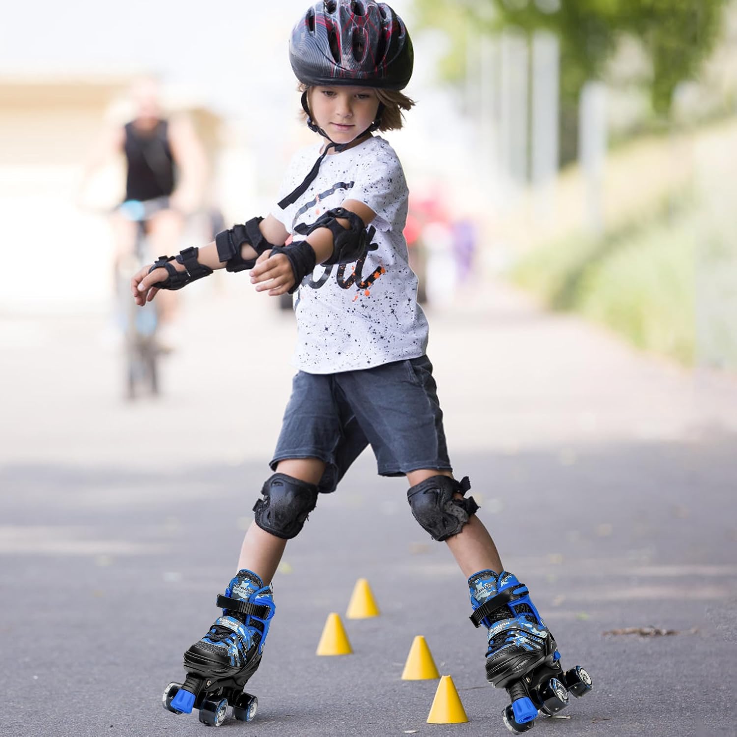 Detalle de Kuxuan Adjustable Kids' Roller Skates