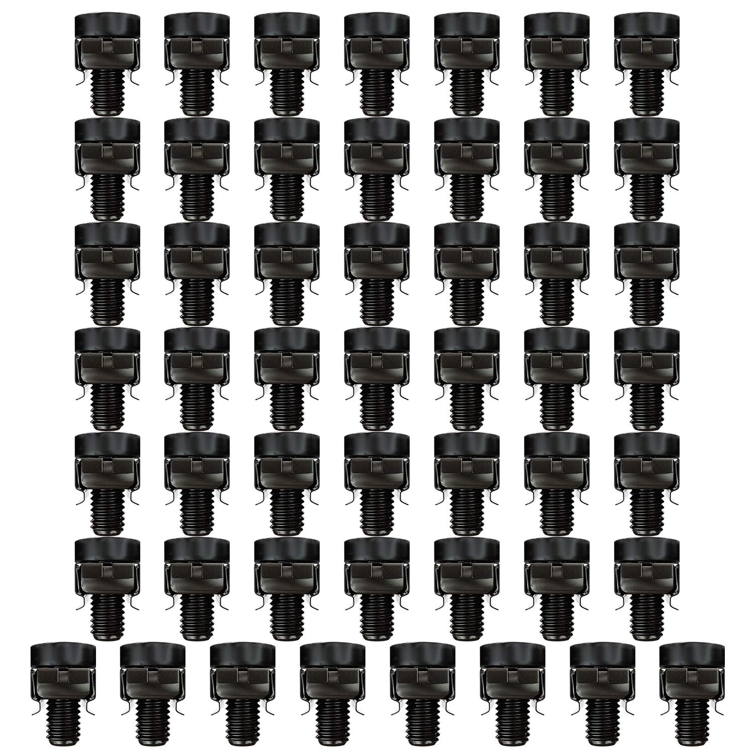 Detalle de deleyCON MK3869 M6-kooiemoerset, 50 sets voor 19- en 10-inch racks