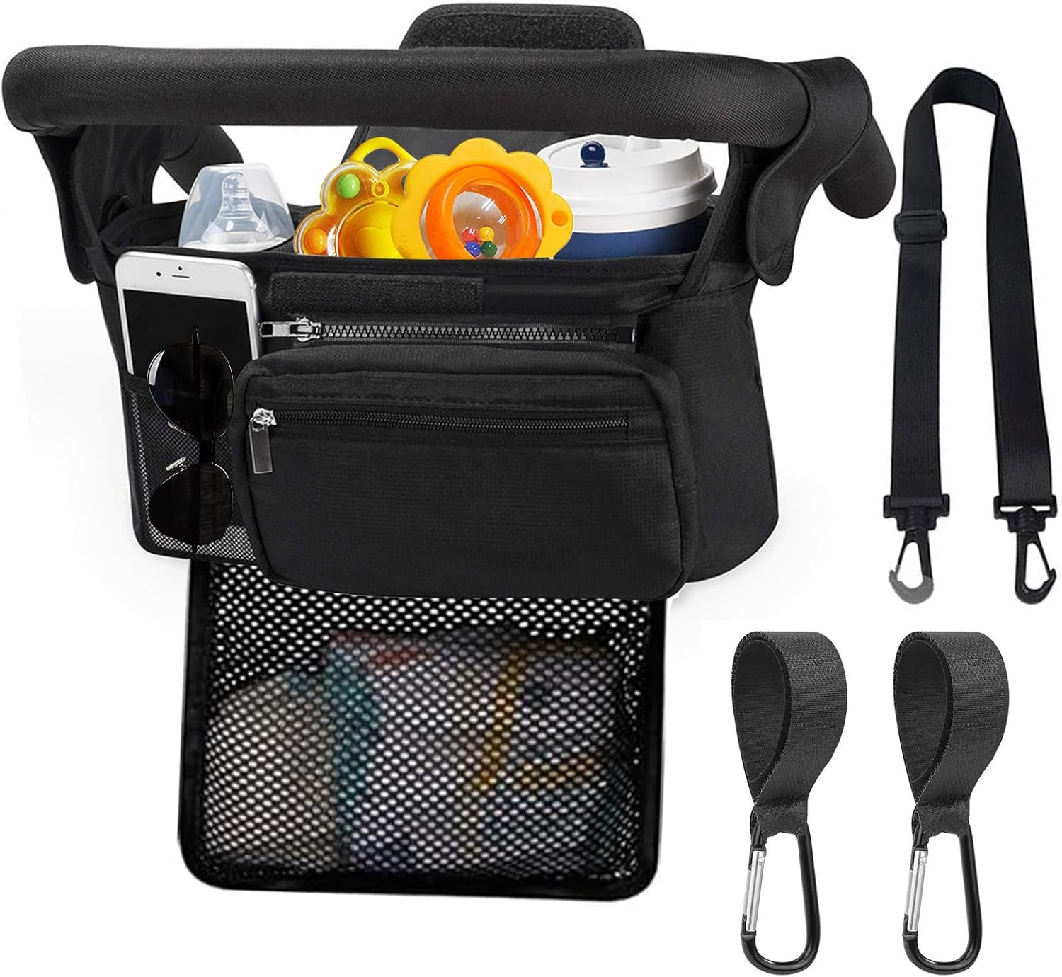 Detalle de HOINCO Stroller Organizer Oxford Cloth