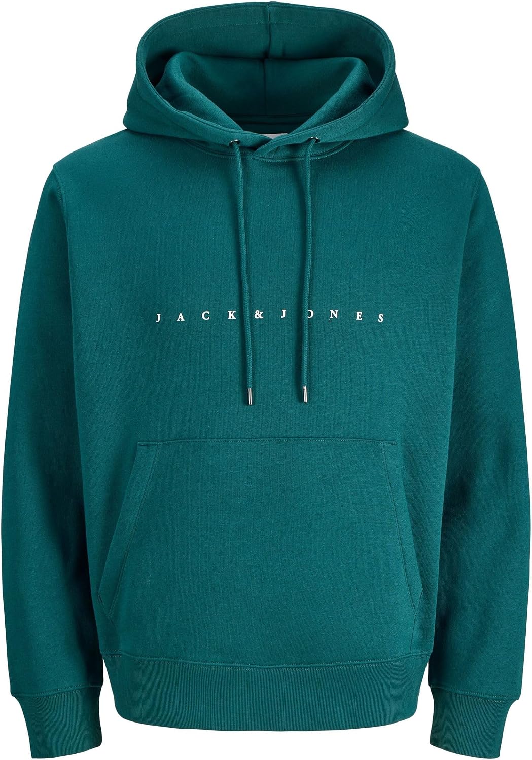 Detalle de JACK & JONES Jjecorp Logo Sweat Hood: sudadera con capucha para hombre de ajuste regular