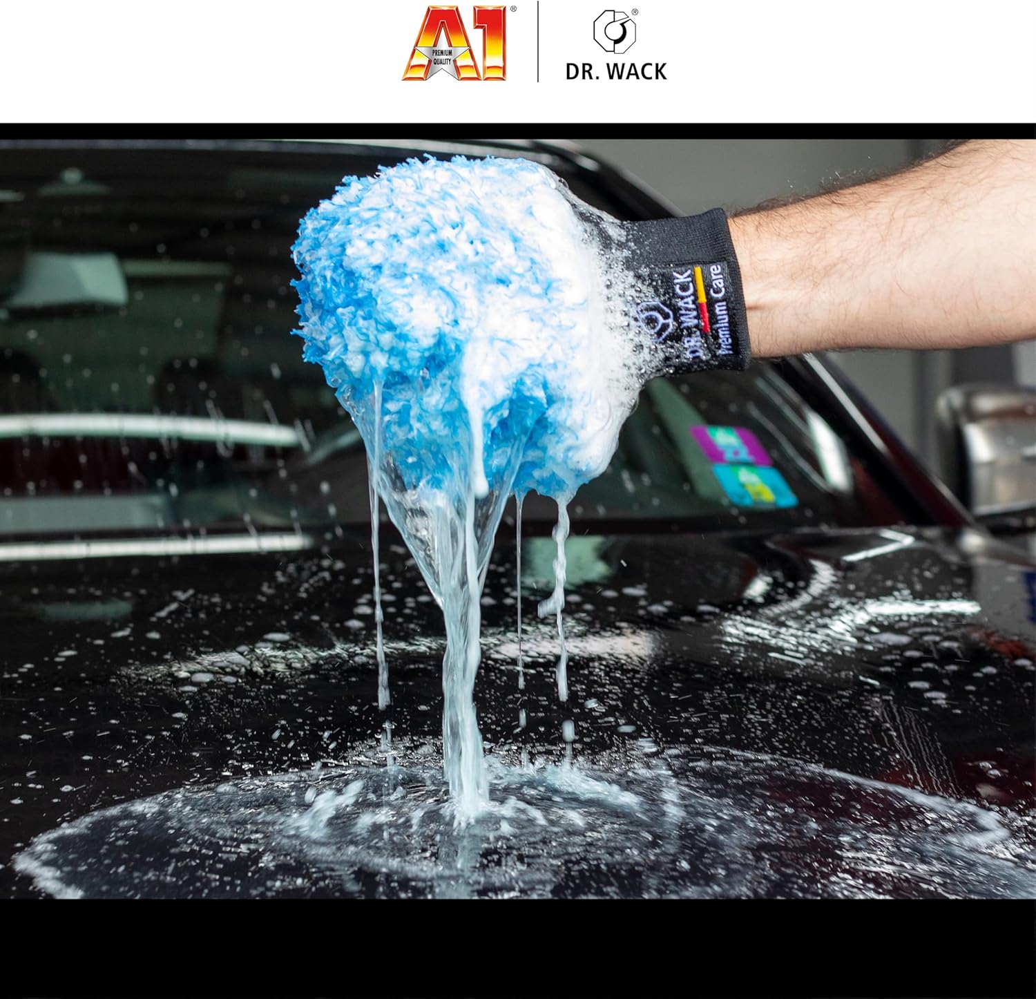 Thumbnail 1 de Dr. Wack A1 Waschhandschuh Auto – Premium Mikrofaser, Ultra-Soft & Saugstark