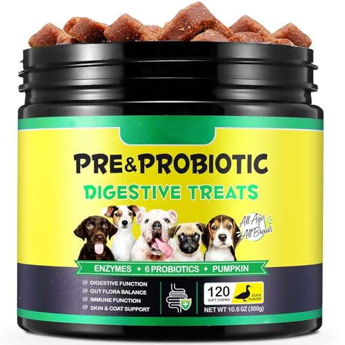 Detalle de Probiotici per Cani Bieyoc: Gommosi probiotiche con enzimi digestivi per supportare intestino, immunità e salute generale