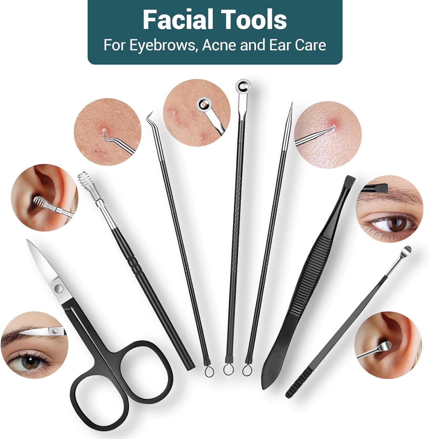 Thumbnail 5 de DUAIU Set Manicure Professionale 18 pezzi ✂