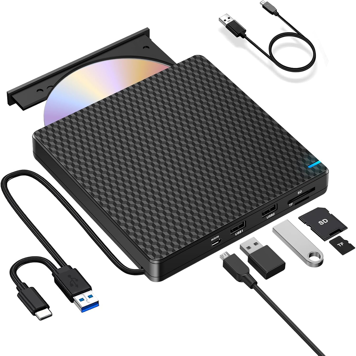 Detalle de NOLYTH Externes DVD Laufwerk USB-C đź“€