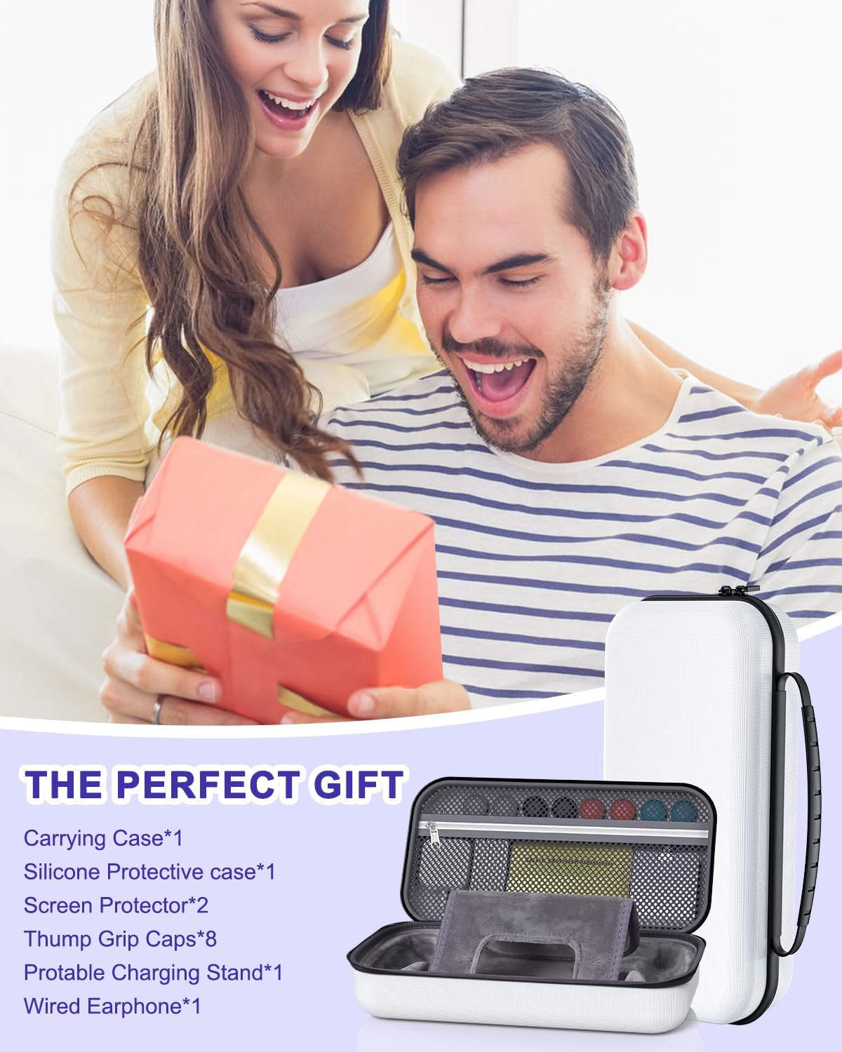 Thumbnail 6 de 14 in 1 Accessories Bundle for PlayStation Portal with Carrying Case, Magnetic Charging Dock and Screen Protectors