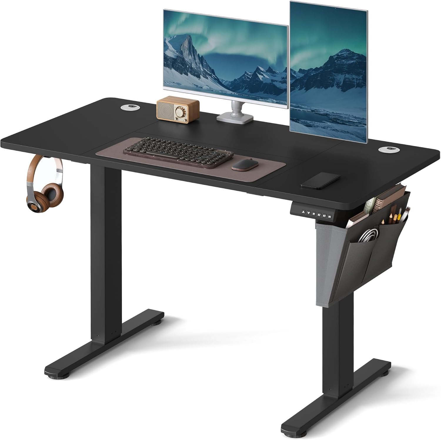 Thumbnail 6 de VASAGLE Electric Standing Desk LSD134B02 (140 x 60 cm) – Height Adjustable