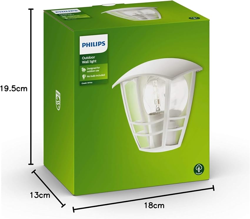 Thumbnail 4 de Philips MyGarden Creek Aplique Exterior E27 🌿 19.5 cm