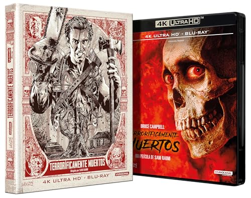 Detalle de Terrorificamente Muertos (Evil Dead 2: Dead by Dawn) 1987 | 4K UHD + Blu-ray – Divisa Films