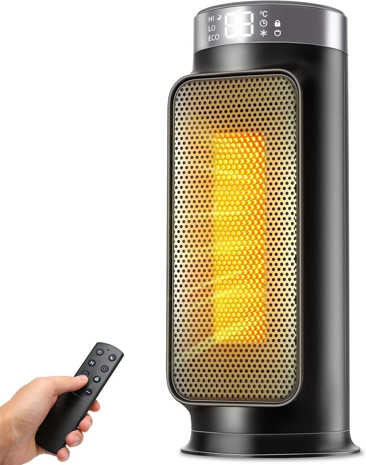 1800W PTC Heizlüfter mit Fernbedienung