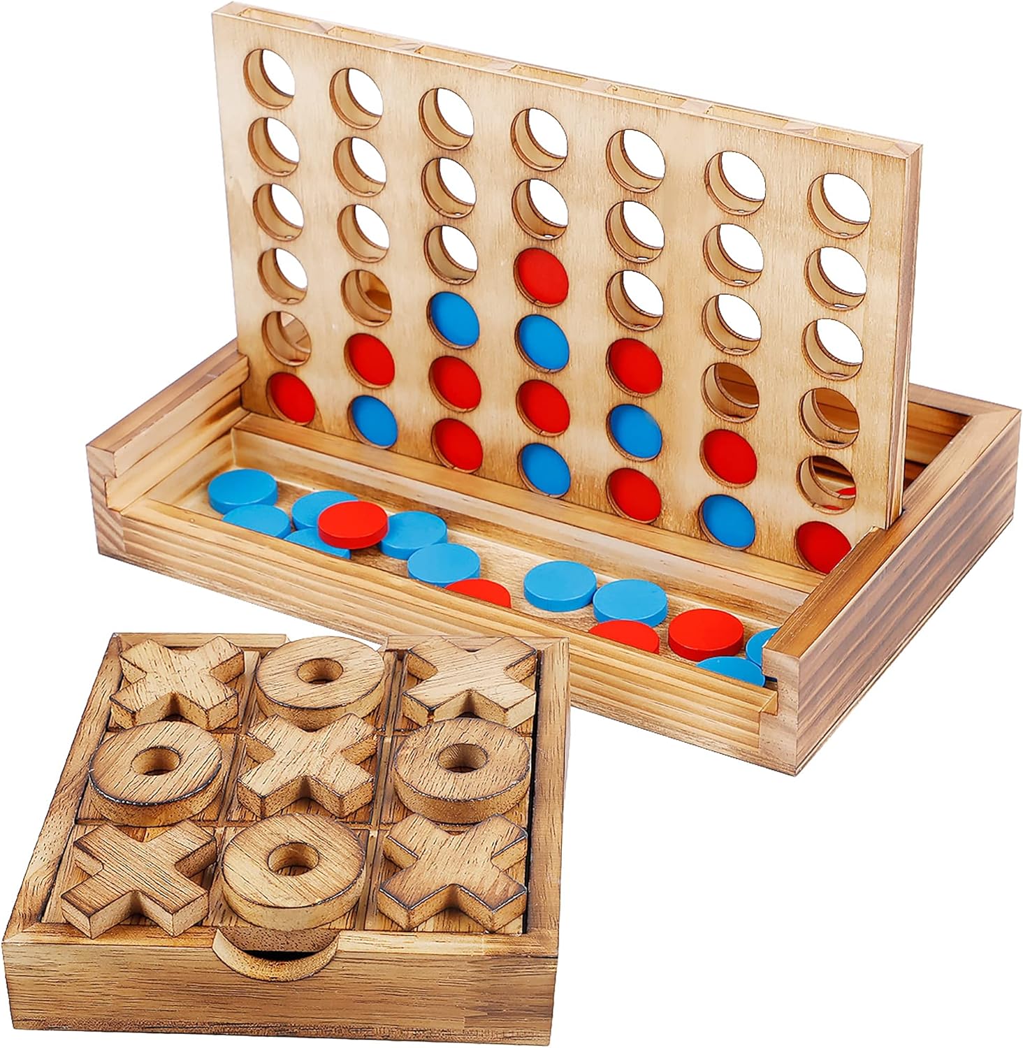 Detalle de Glintoper Tic Tac Toe Set 10 in 🎲