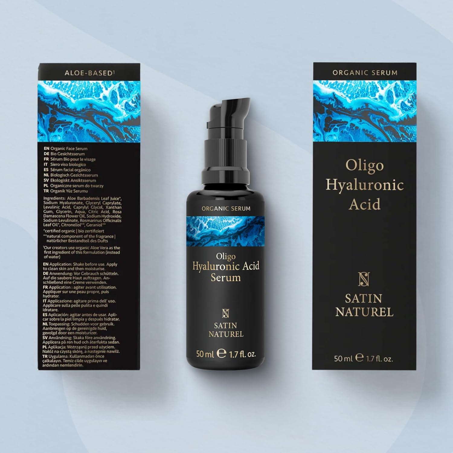 Detalle 2 de Satin Naturel Sérum Facial Ácido Hialurónico 50ml