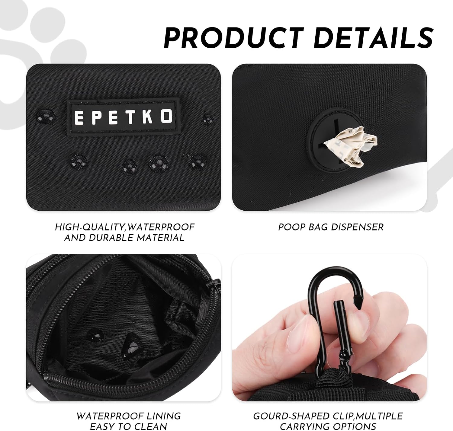 Detalle 2 de EPETKO Dog Treat Pouch, Nylon