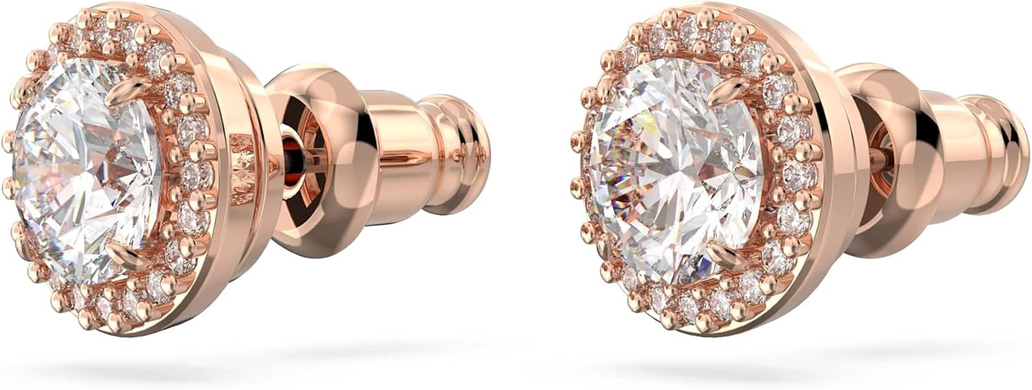 Thumbnail 2 de Swarovski Constella Pendientes de botón, oro rosa