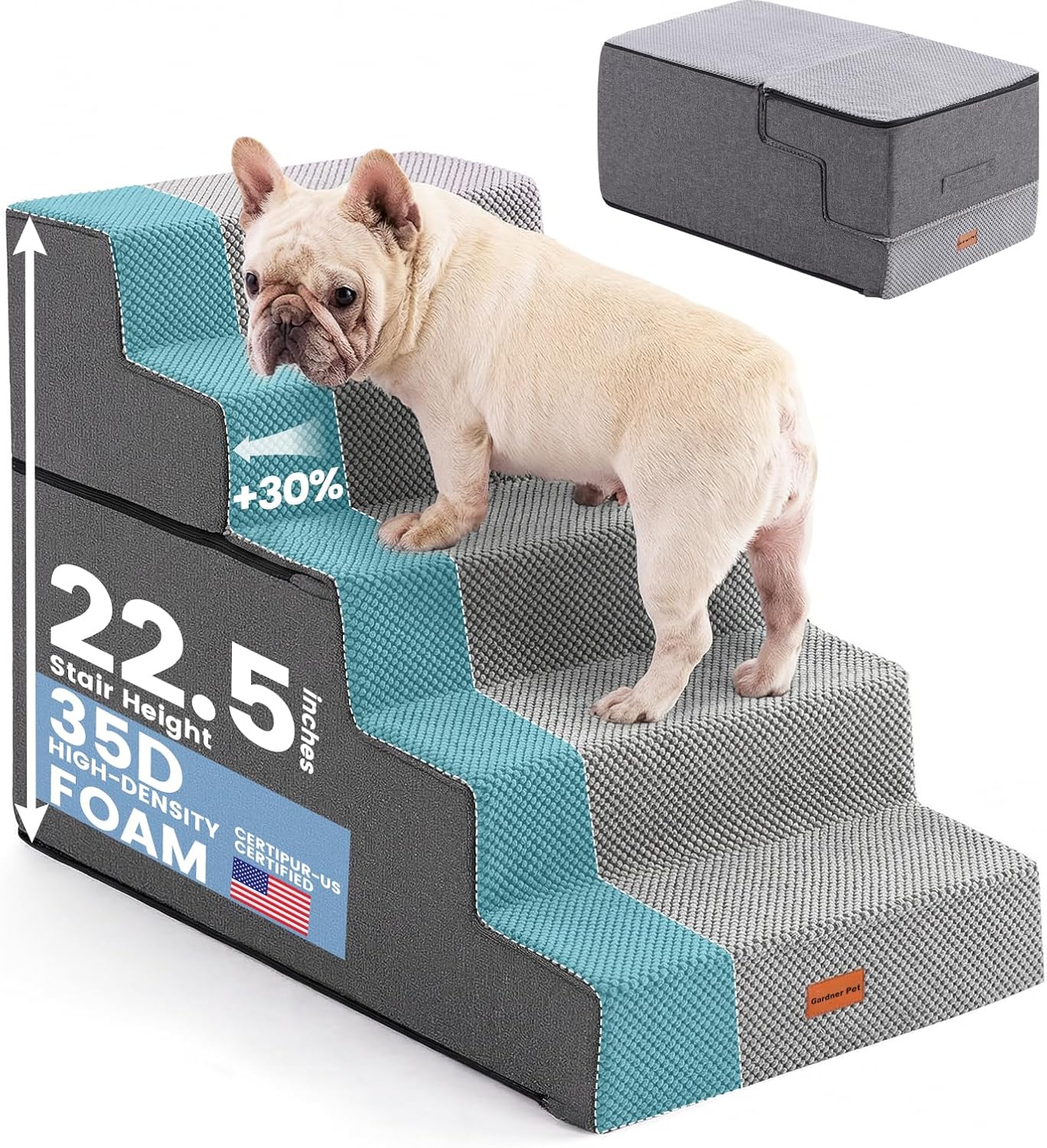 Detalle de Gardner 47cm 4-Step Pet Ramp