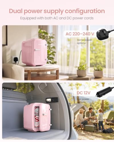 Thumbnail 4 de SONGMICS Mini Fridge 4L/6 Can: Portable, Quiet, and Versatile for Everyday Cooling and Warming