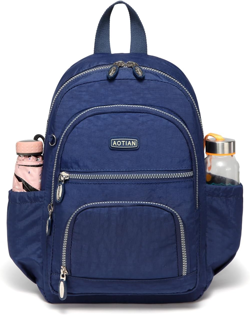 Detalle de AOTIAN Women’s Lightweight Sturdy Nylon Handy Backpack (9 L) – Blue