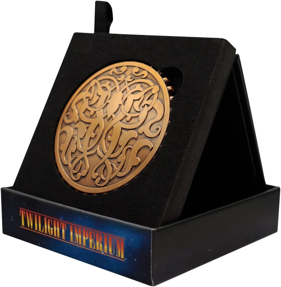 Thumbnail 2 de FaNaTtik Twilight Imperium Limited Edition metal medallion replica with art card (limited to 5000)