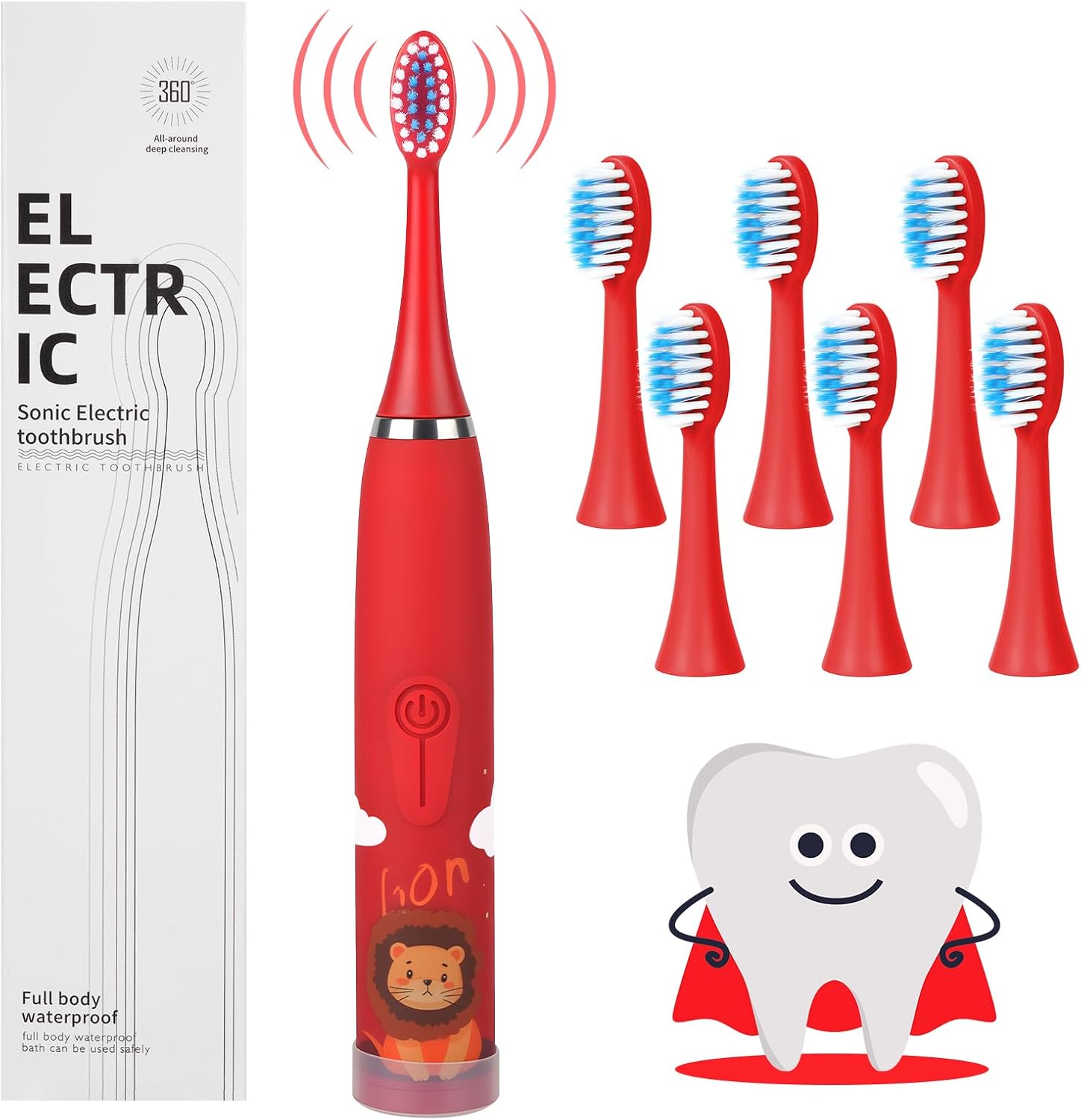 Detalle de Vicloon Kids Electric Toothbrush 18000 rpm