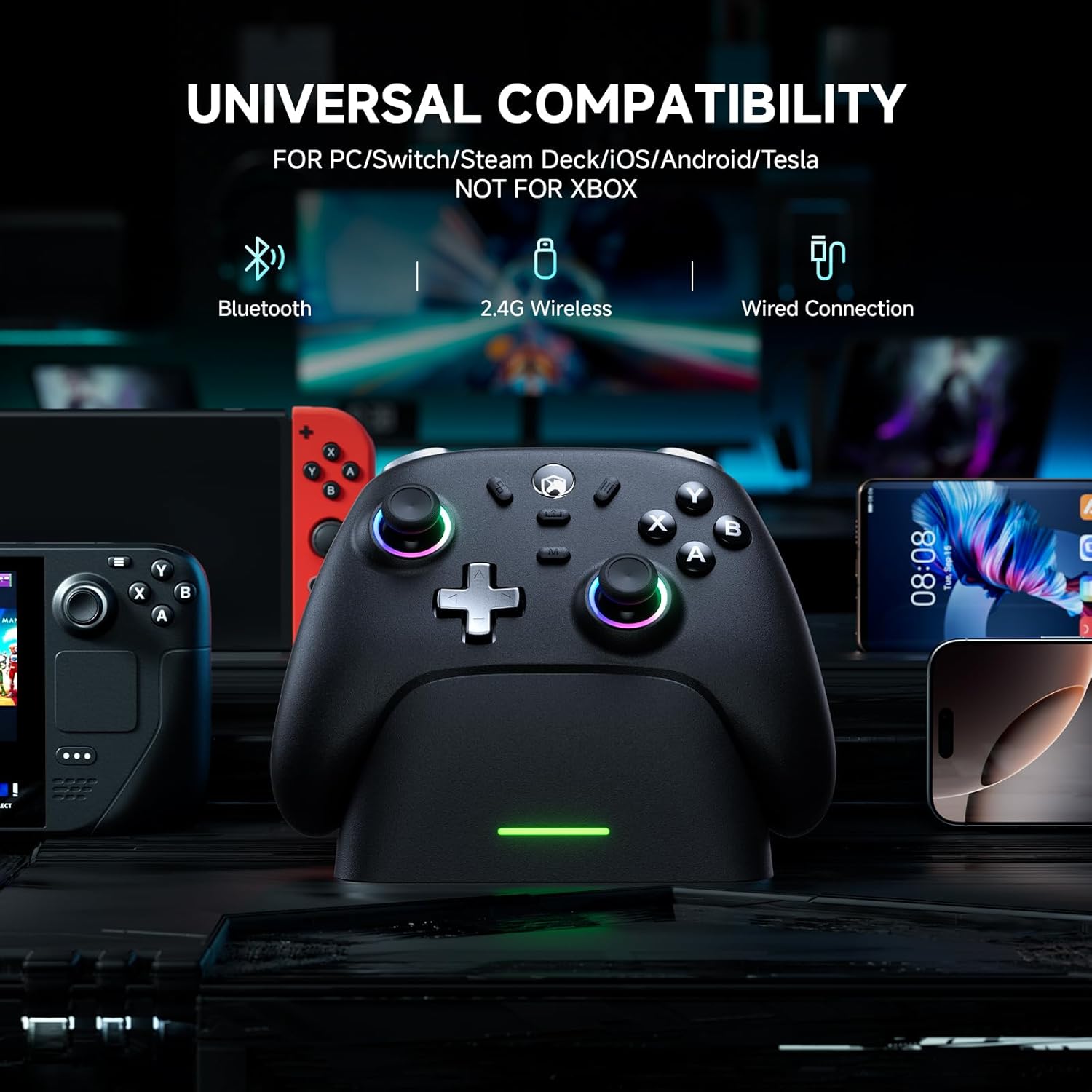 Thumbnail 3 de ECHTPower PC Gaming Controller 1000Hz Wireless