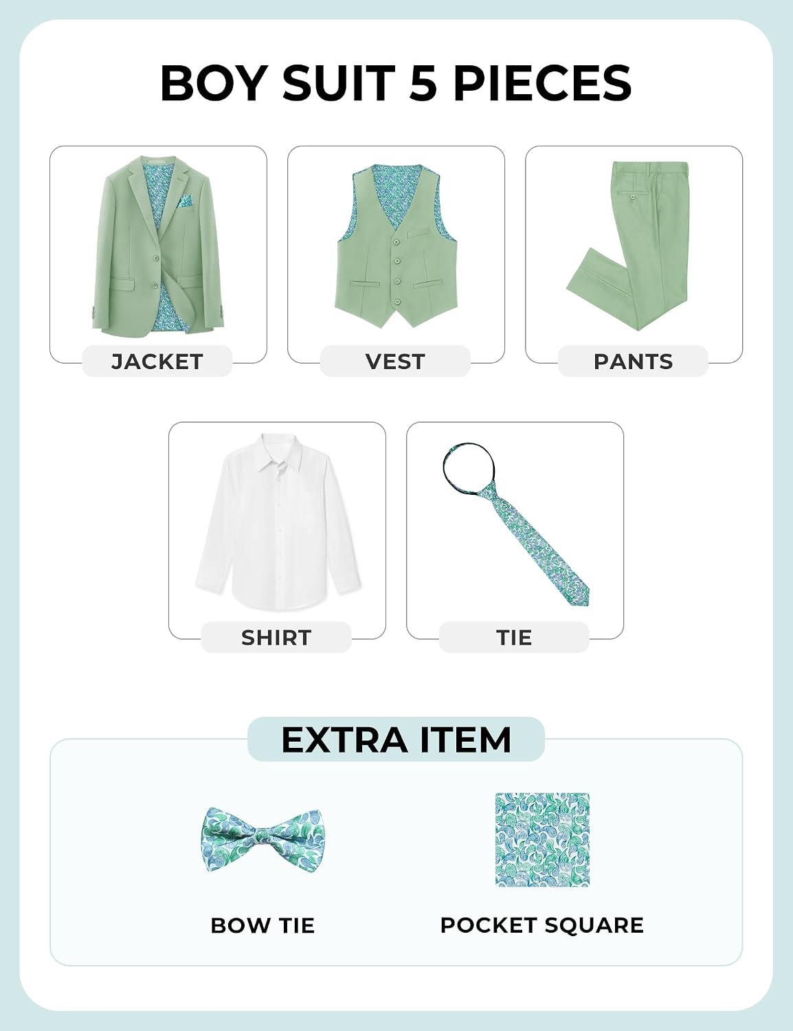 Thumbnail 4 de Marvelous World Boys' Slim Fit Suit Set