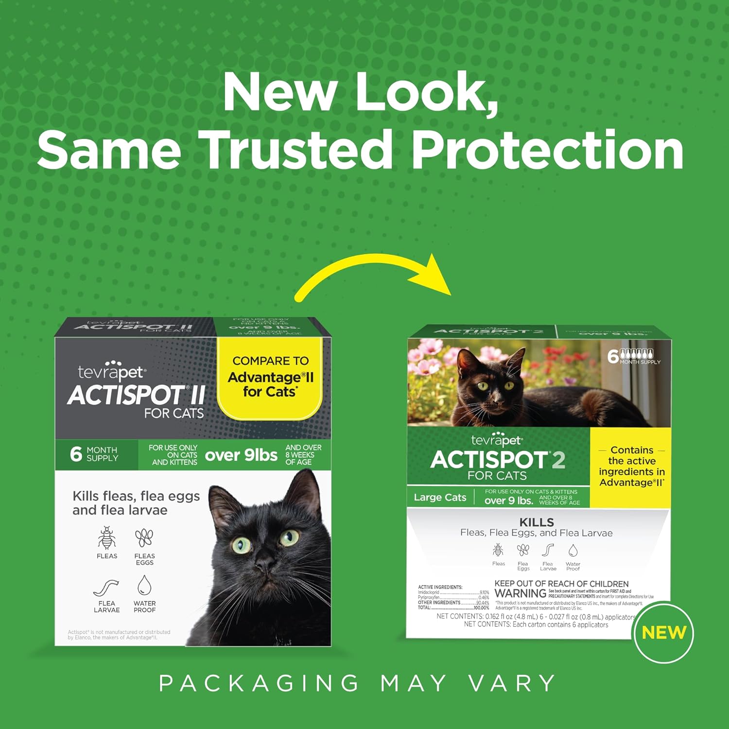 Thumbnail 6 de TevraPet Actispot II Flea Treatment for Large Cats (9+ lbs) — 6 Doses