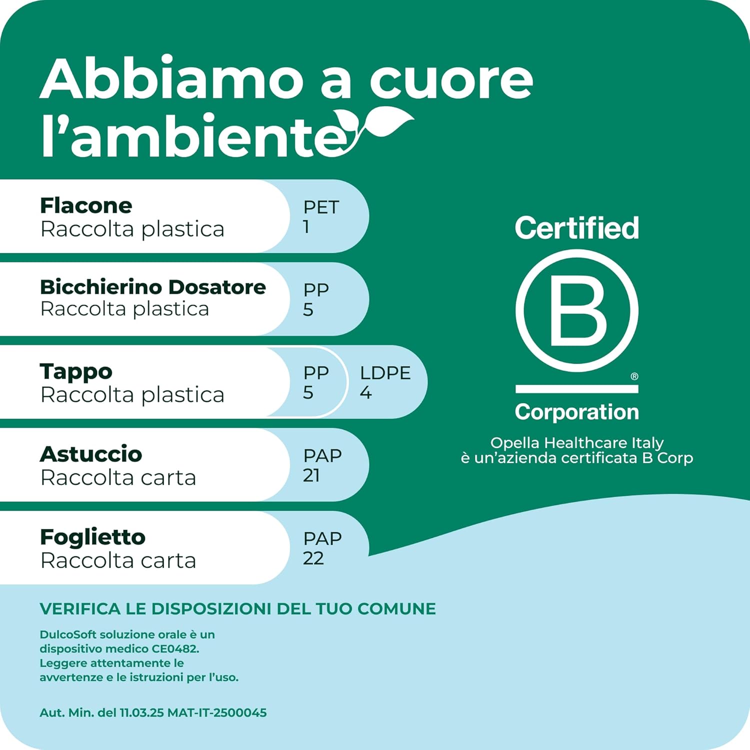 Detalle de DulcoSoft Lassativo con Macrogol 4000 – Soluzione orale 250 ml