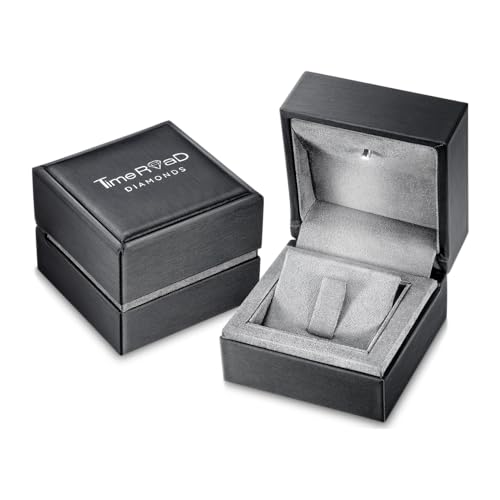 Detalle 1 de Time RoaD Anillo Mujer con Diamantes en Oro Blanco 9K (375 ml) – Elegancia Minimalista y Certificado