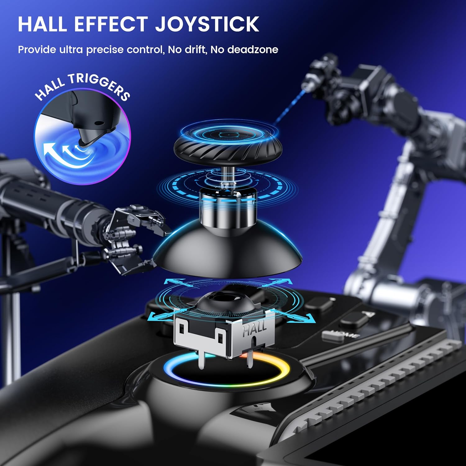 Thumbnail 2 de HELLCOOL Switch 2 Pro Controller 1000mAh