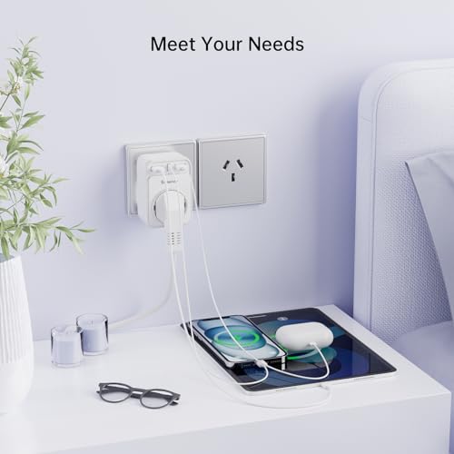 Thumbnail 6 de Sameriver Reiseadapter Australien Typ I – 4-in-1 Steckdosenadapter mit USB