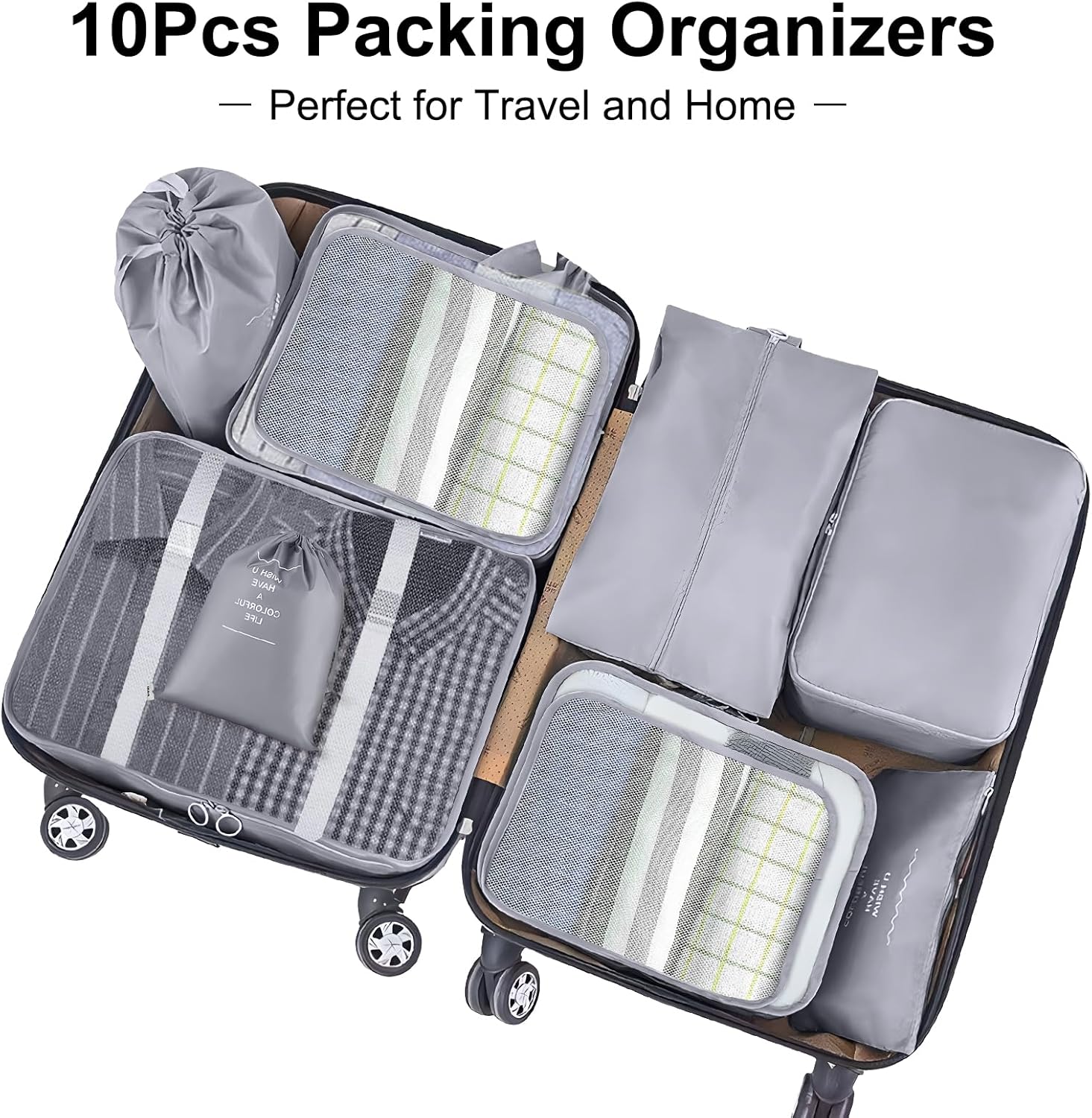 Detalle 2 de Koffer Organizer Set 10 Stück