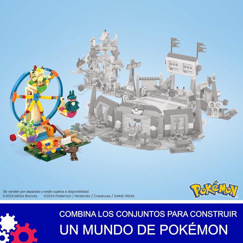 Thumbnail 5 de MEGA Pokémon Diversión noria HXF80, 393 piezas