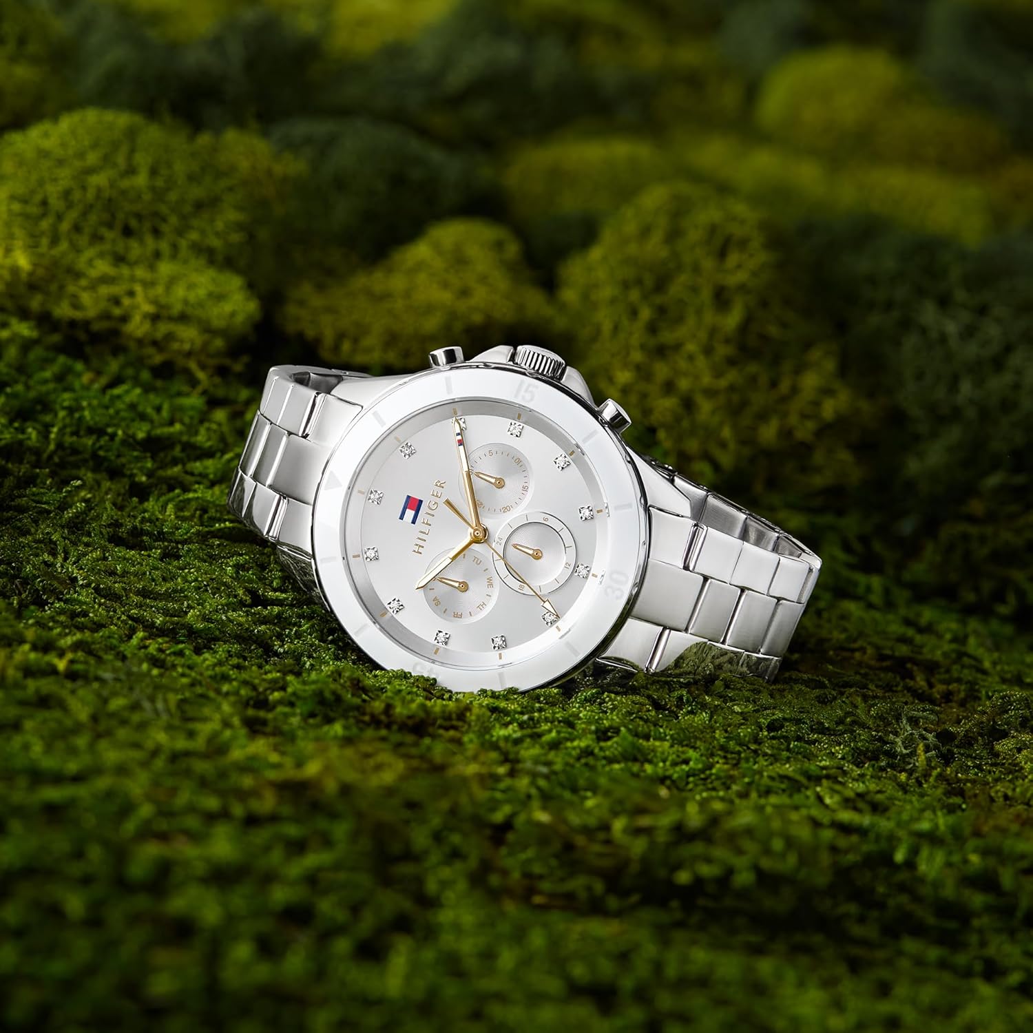 Thumbnail 4 de Tommy Hilfiger Multi Zifferblatt Quarz Uhr für Damen mit Edelstahlarmband