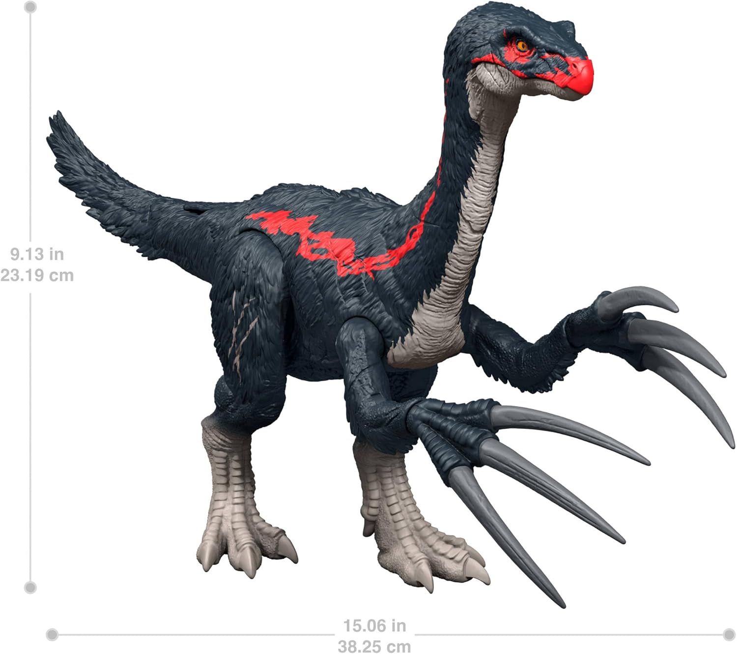 Thumbnail 5 de Jurassic World Therizinosaurus Slash ’N Roar (attaque sonore) — jeu numérique avec fonction d’attaque