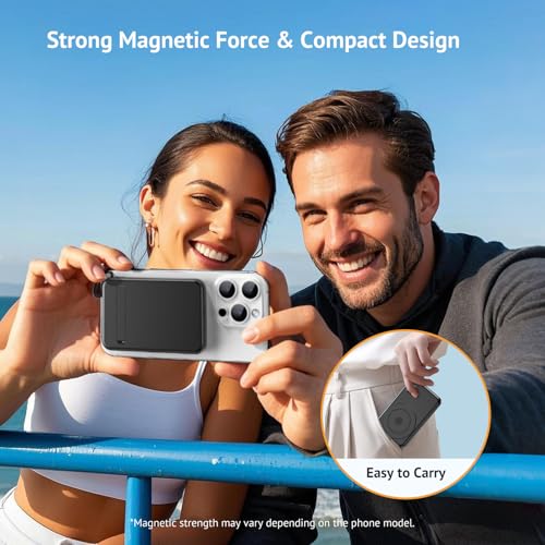 Thumbnail 7 de Moscsaz Batterie Externe Sans Fil Magnétique 10000mAh pour iPhone et Samsung – Charge Rapide et Induction