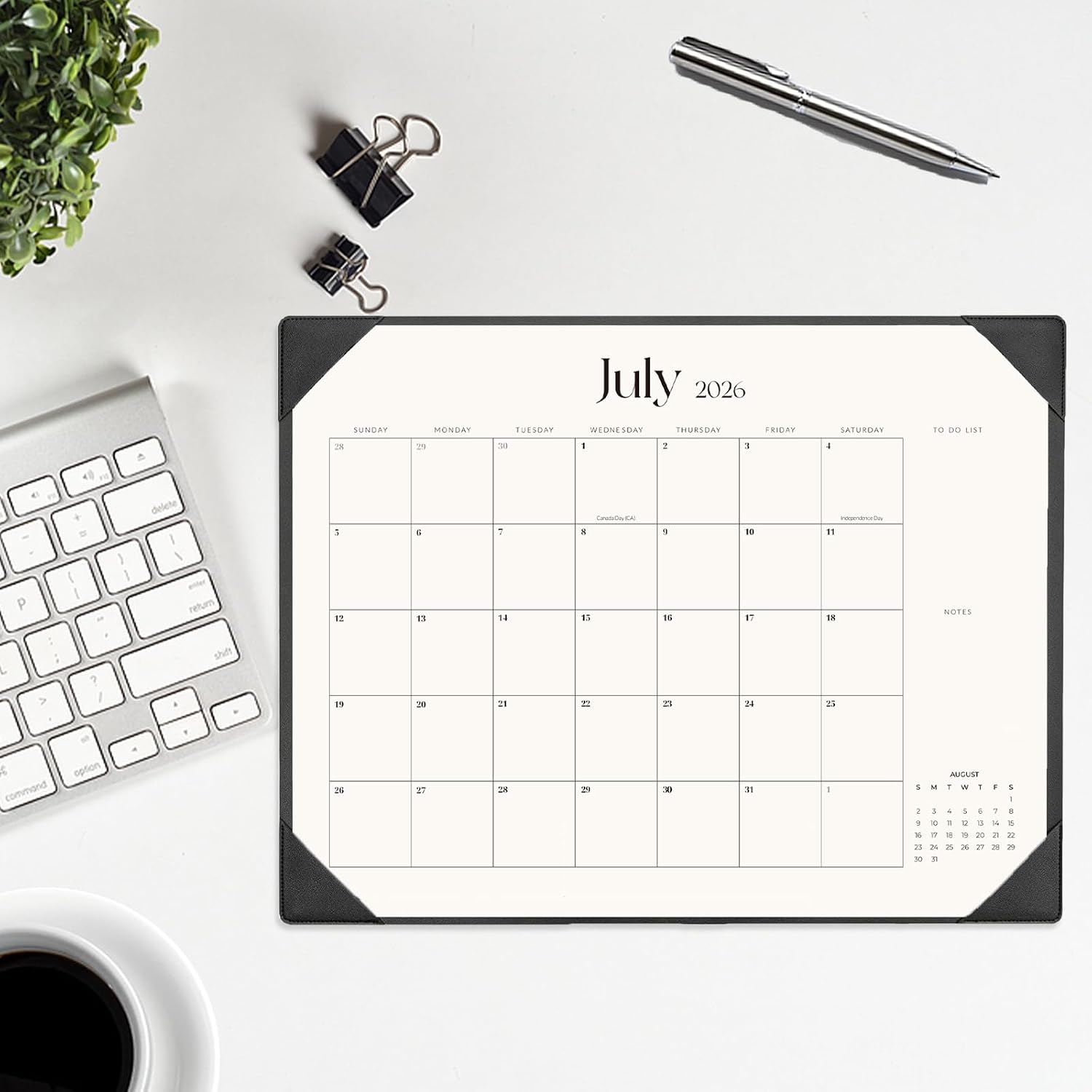 Thumbnail 5 de Adronix DC-22-17 Desk Calendar with 22 x 17-Inch Desk Mat, July 2026–December 2027