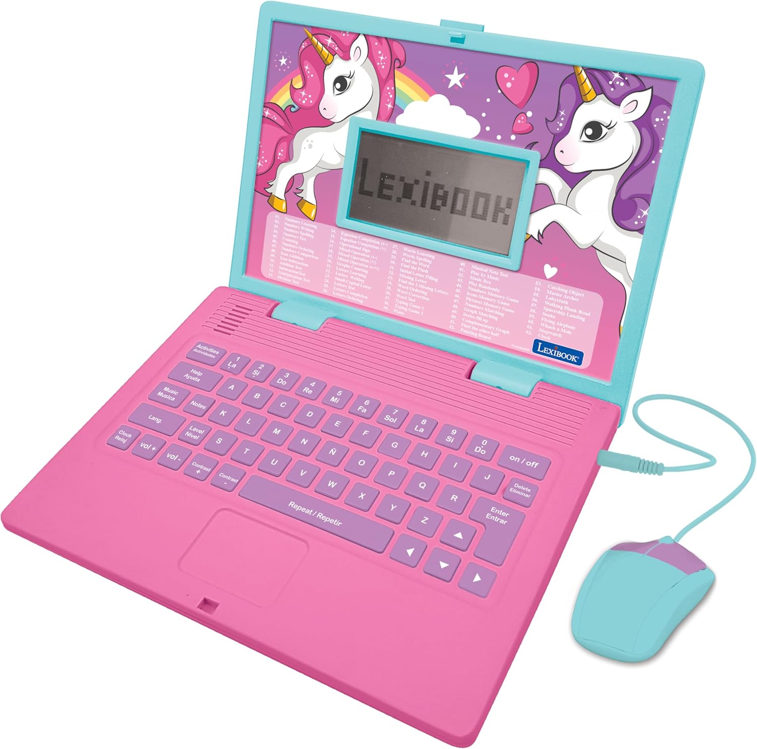 Detalle de LEXiBOOK JC598UNIi2 Unicorn Laptop 124 Activities
