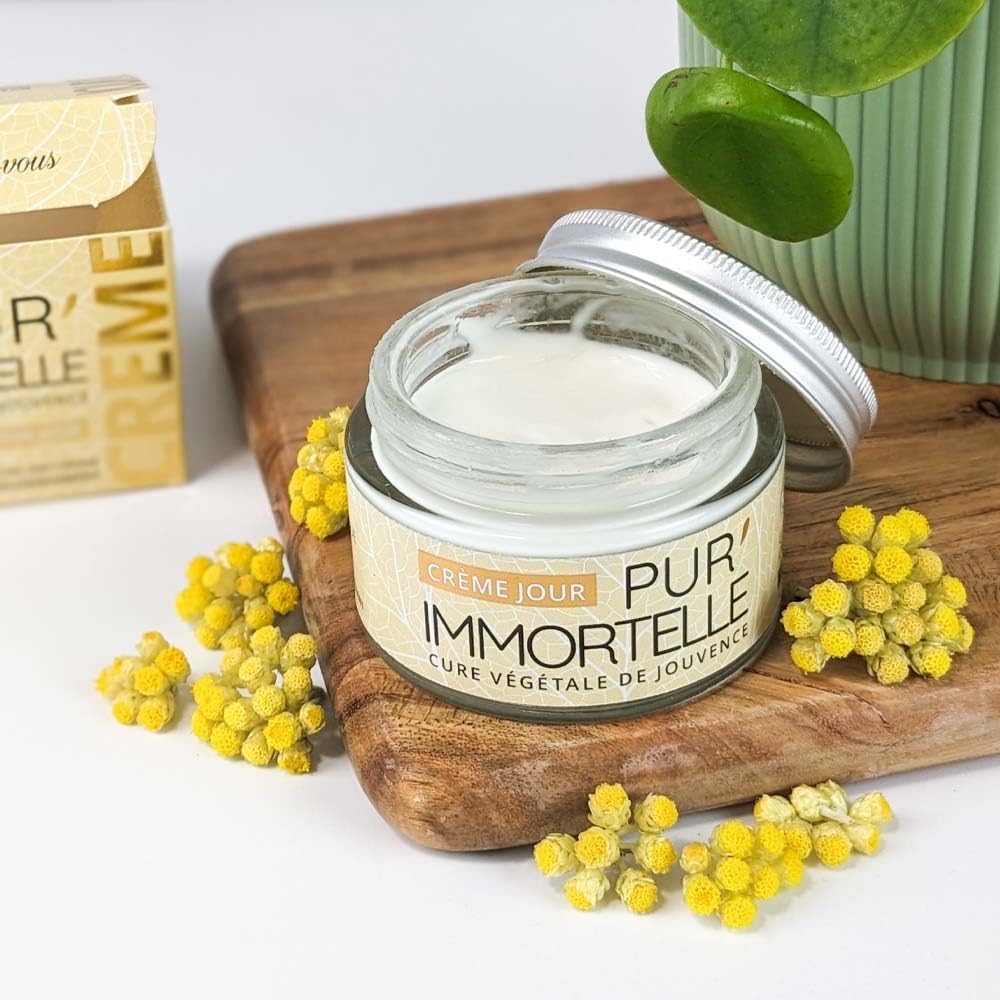 Detalle 2 de Crème Visage Jour Pur'Immortelle Bio – Soin anti-âge de PROPOS'NATURE (50 ml)