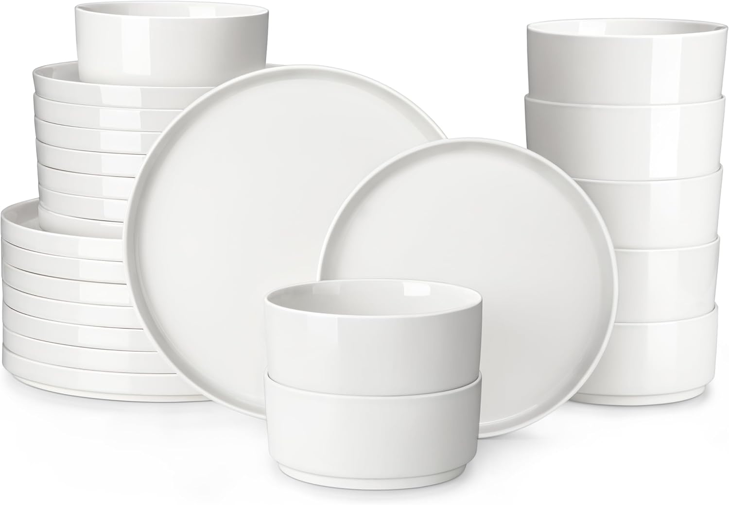 Detalle de MALACASA 24 Porcelain Dinnerware Set 🍽