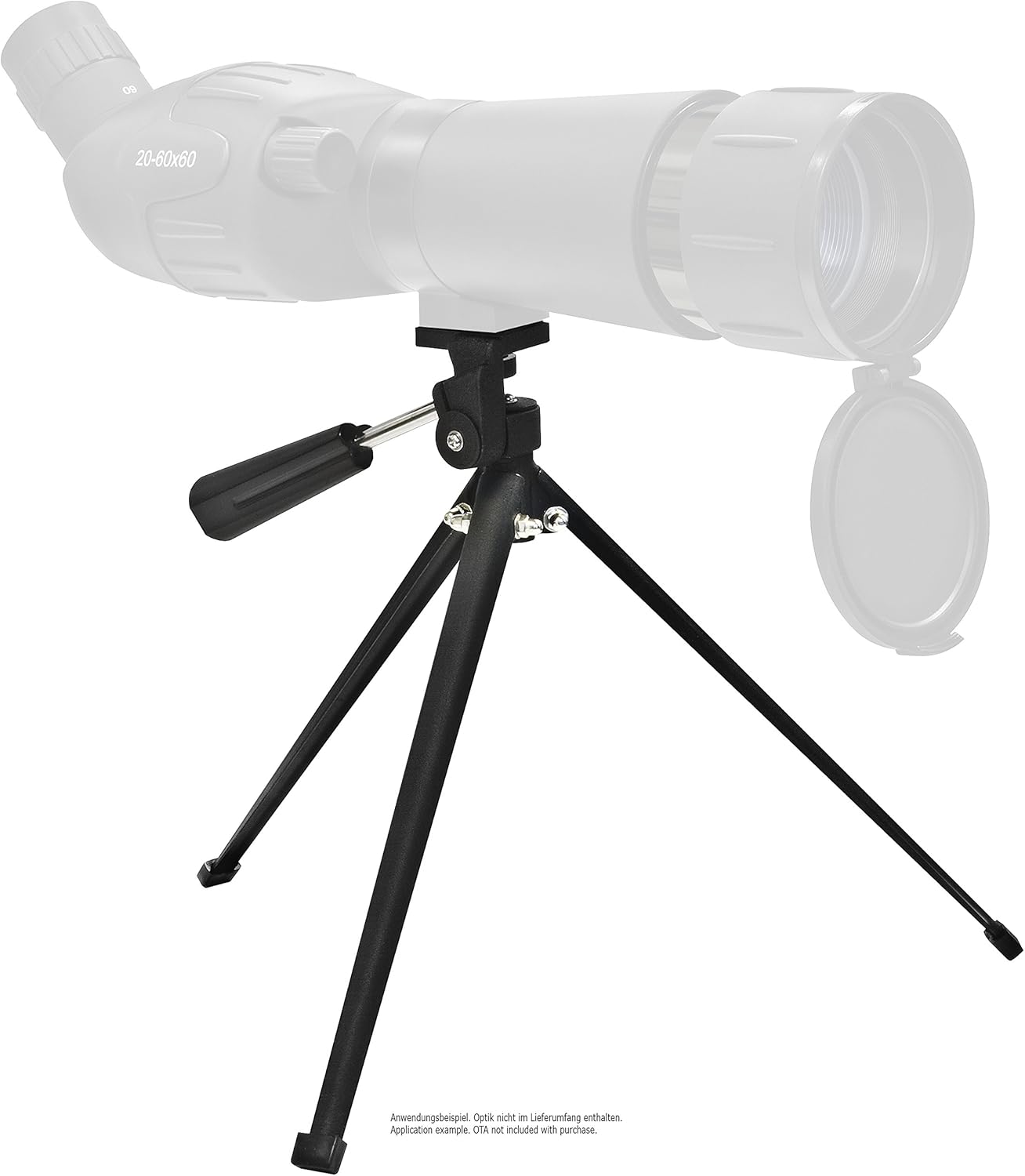 Detalle 2 de Bresser Dreibein Tischstativ 24 cm – Traglast bis 1 kg, kompakt & mobil