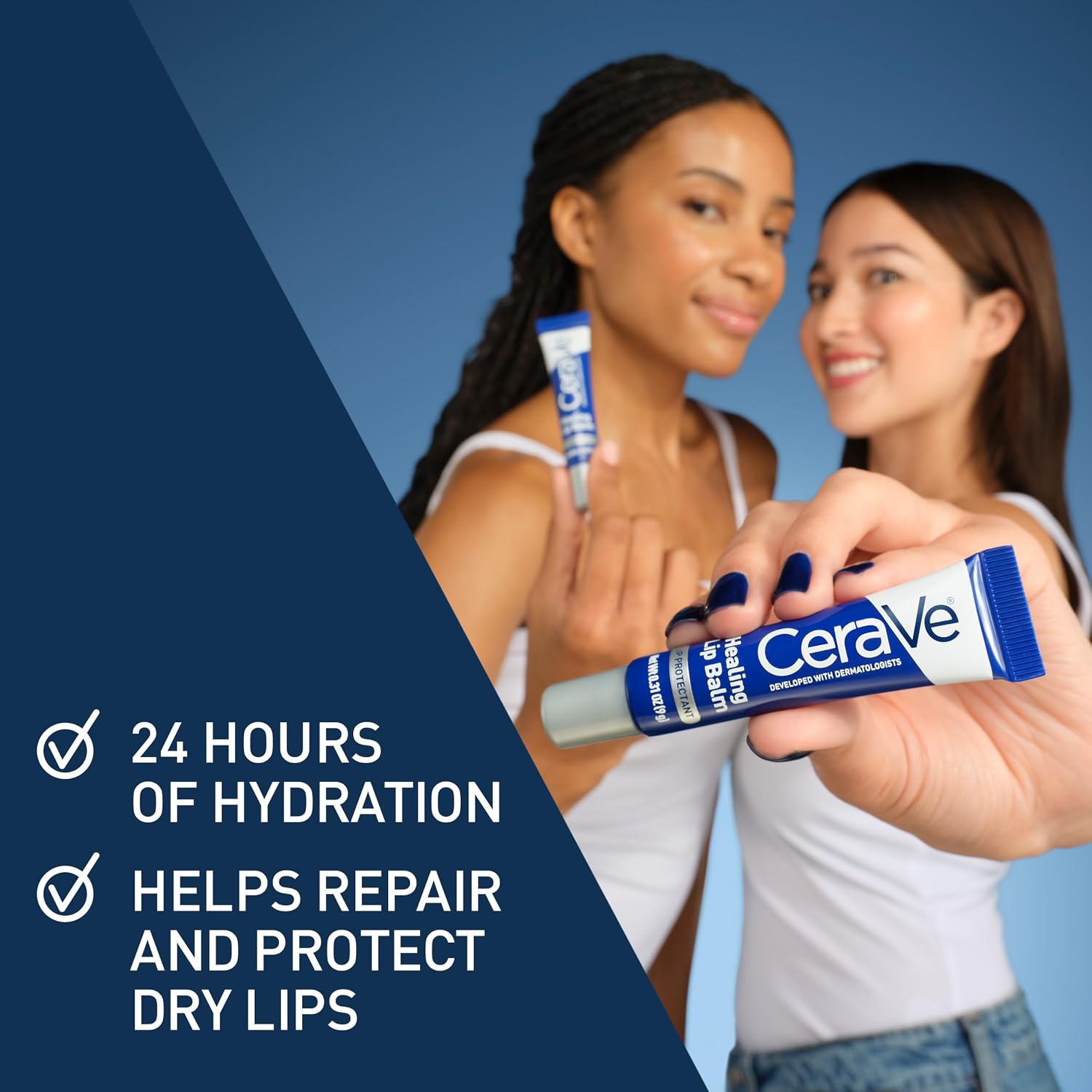 Thumbnail 6 de CeraVe Healing Lip Balm with Hyaluronic Acid, Ceramides & Petrolatum, 0.7 oz