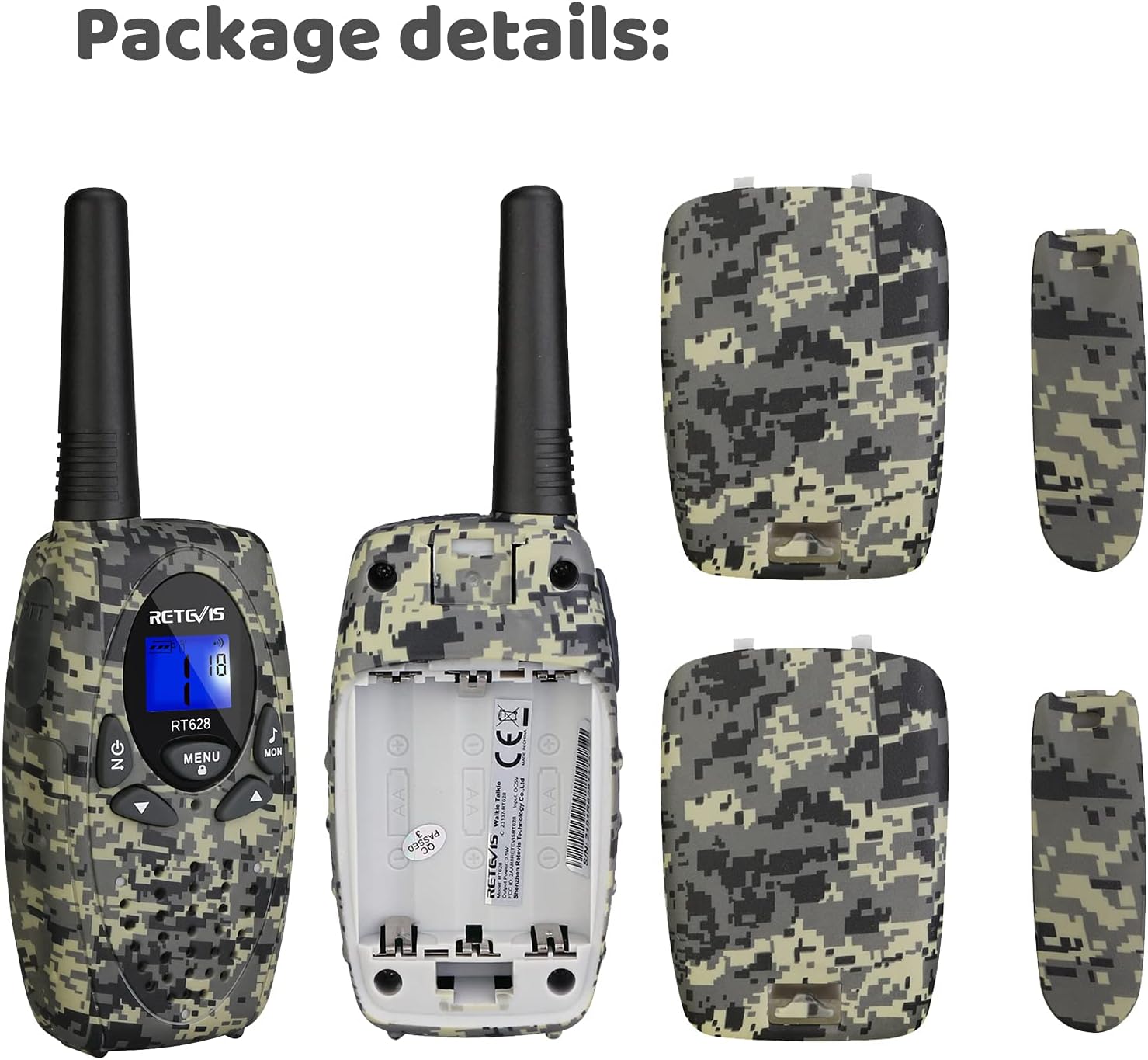 Thumbnail 6 de Retevis RT628 Walkie Talkies Niños 8 canales