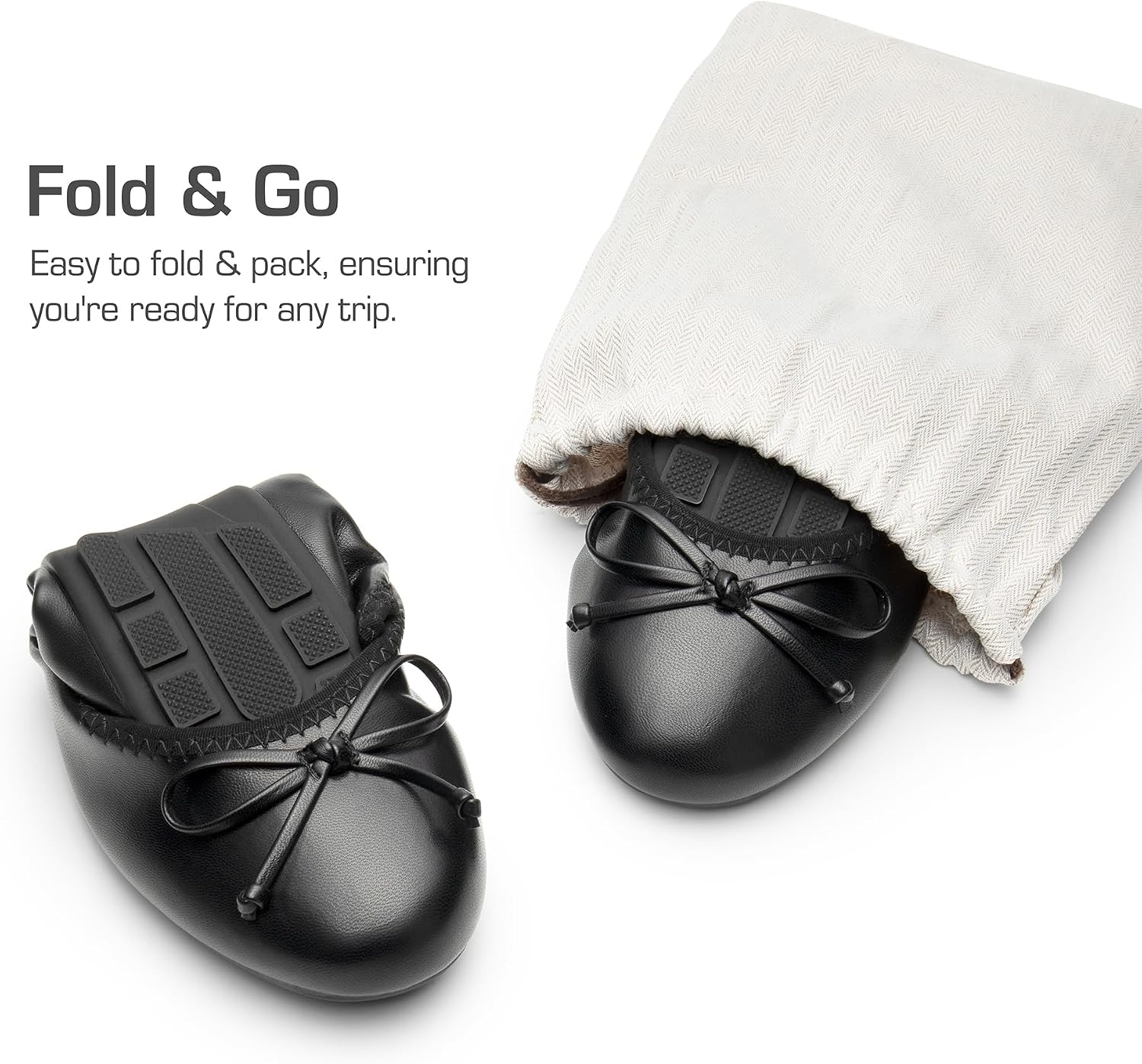Thumbnail 4 de DREAM PAIRS Foldable Ballet Flats 1 Pair 👠