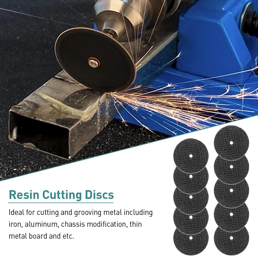 Detalle de YURINWOO 32PCS-Cutting Discs Set snijschijvenset voor rotatiegereedschap, 3 mm schacht