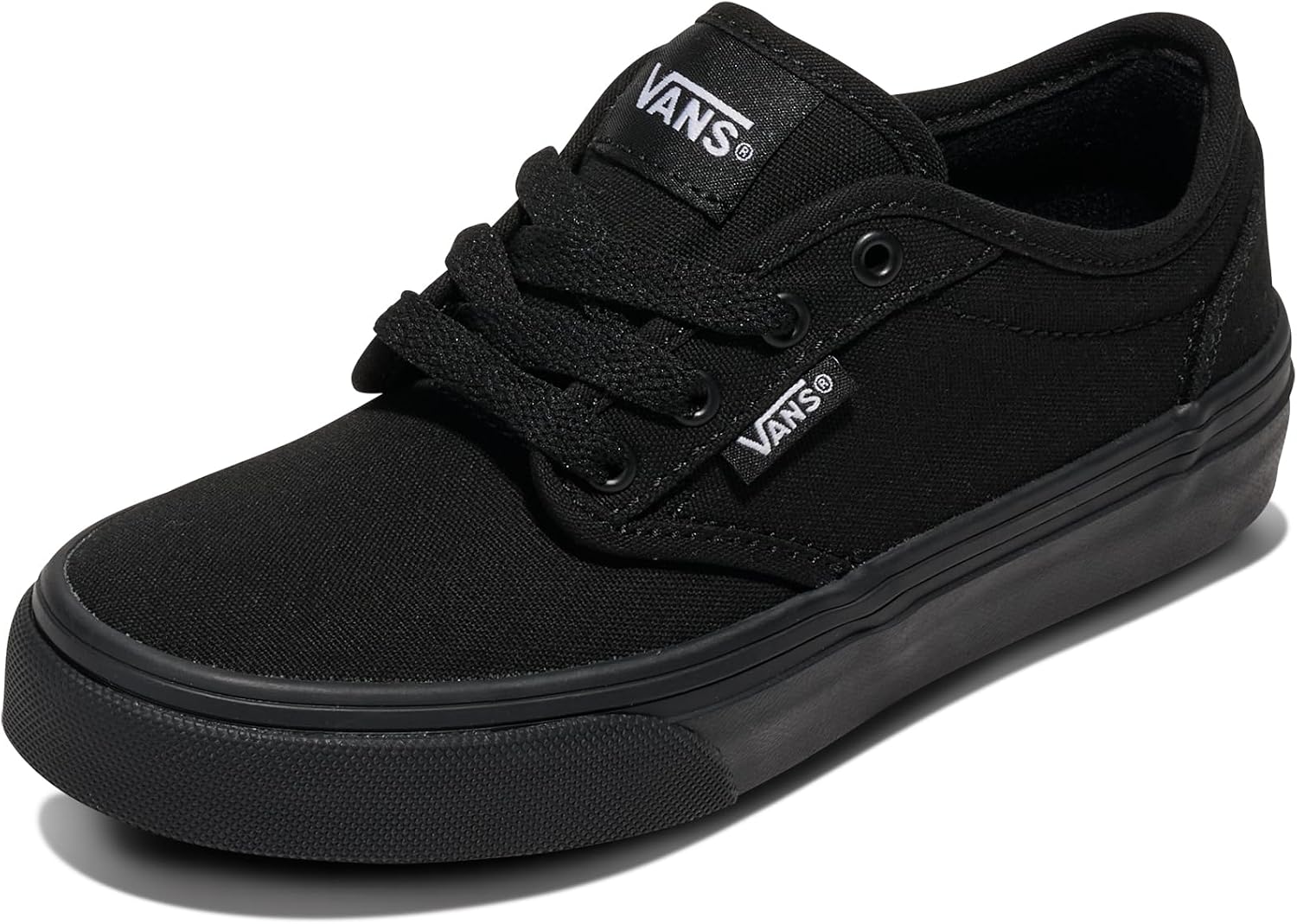 Detalle de Sneaker unisex bambino Vans Y Atwood (suede) Raven/HA in tela e gomma