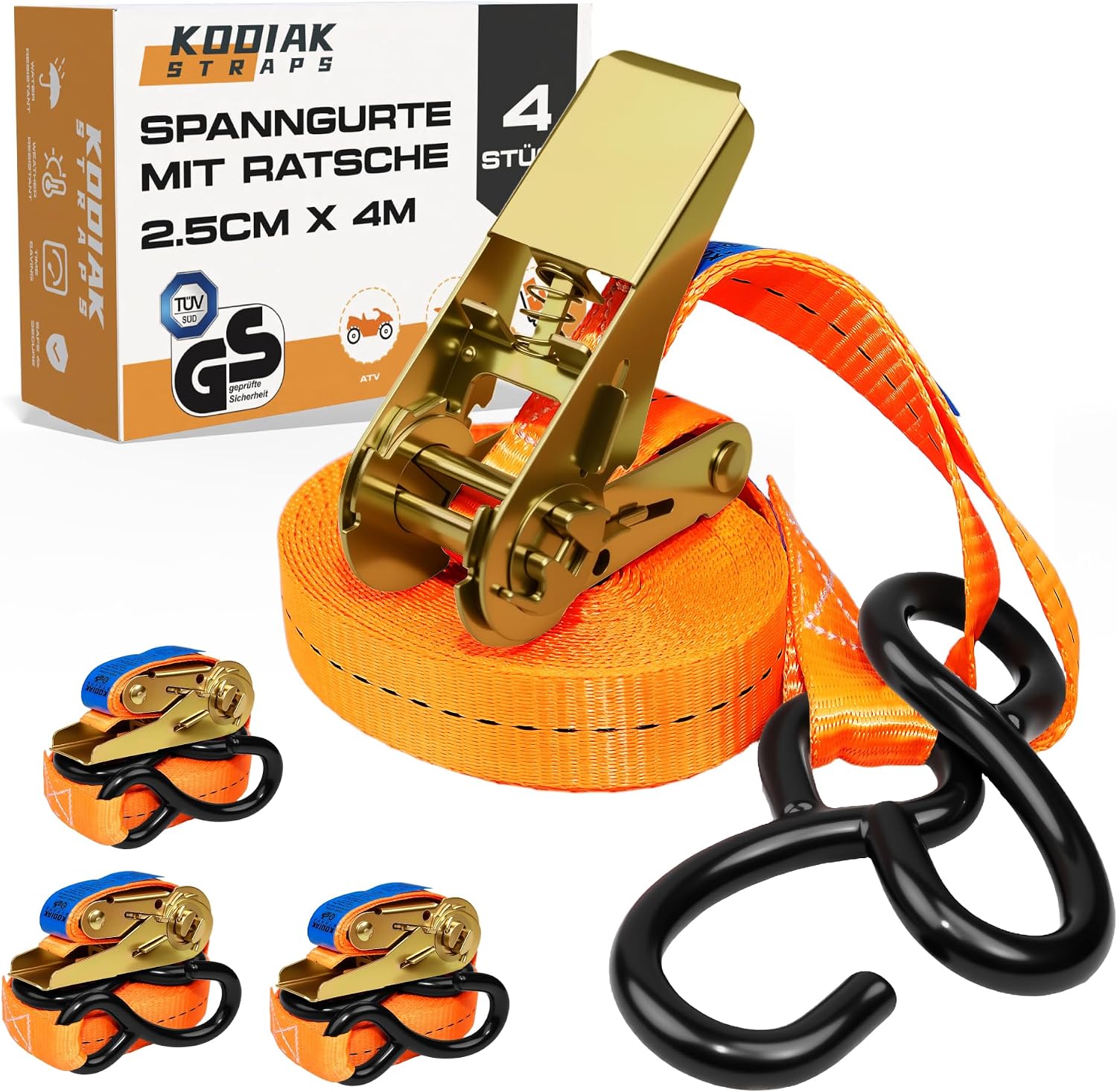 Detalle de KODIAK STRAPS Spanngurte 4 m 800 kg