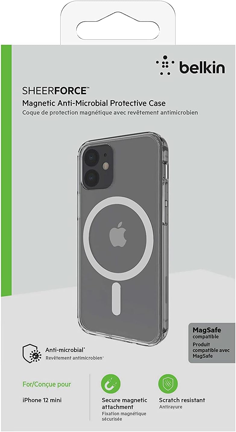 Thumbnail 5 de Belkin MSA001btCL-A iPhone 12 mini用クリアケース、MagSafe対応・抗菌加工・TPU素材