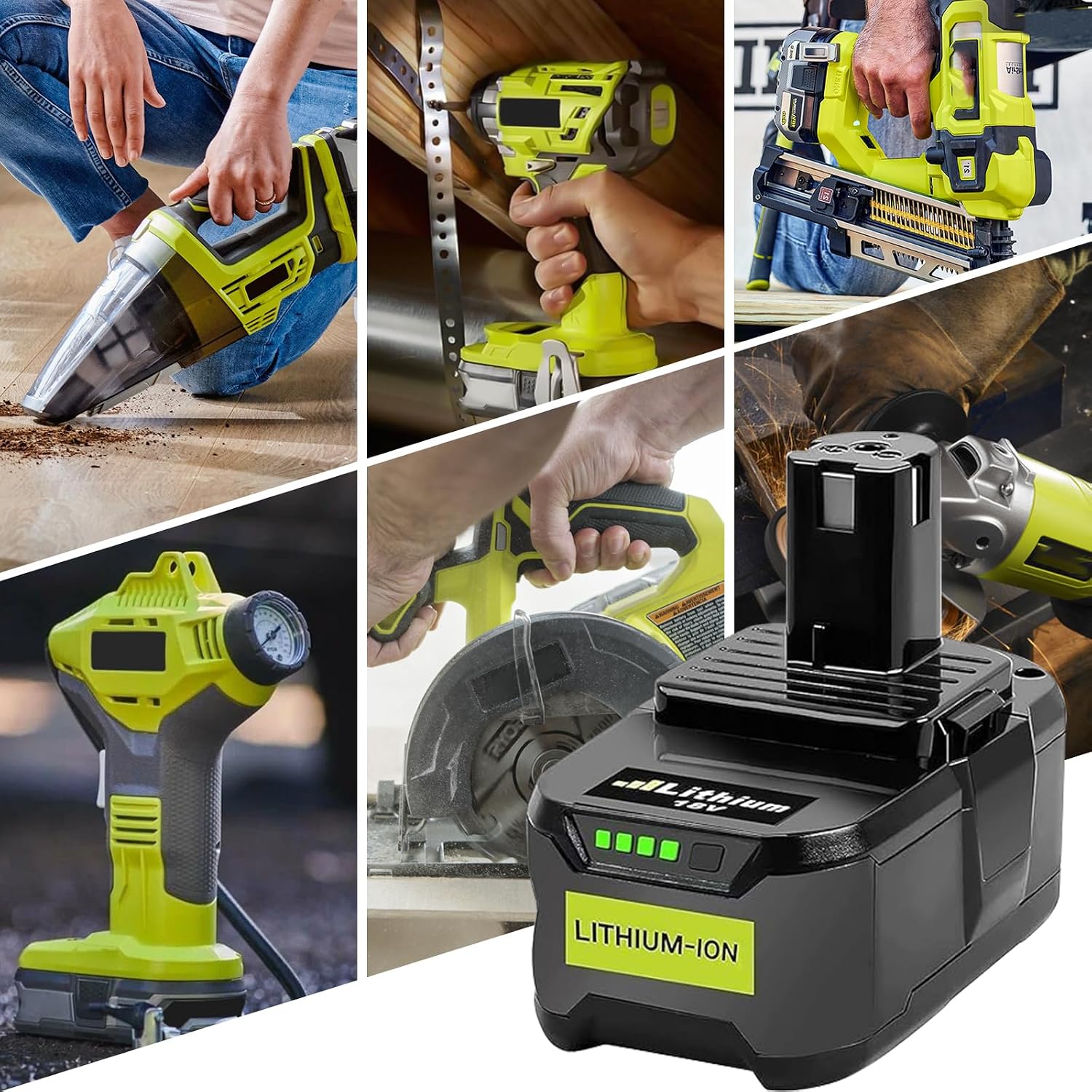 Thumbnail 6 de Ryobi 18V Ersatzakku 5,5Ah, 2er-Set