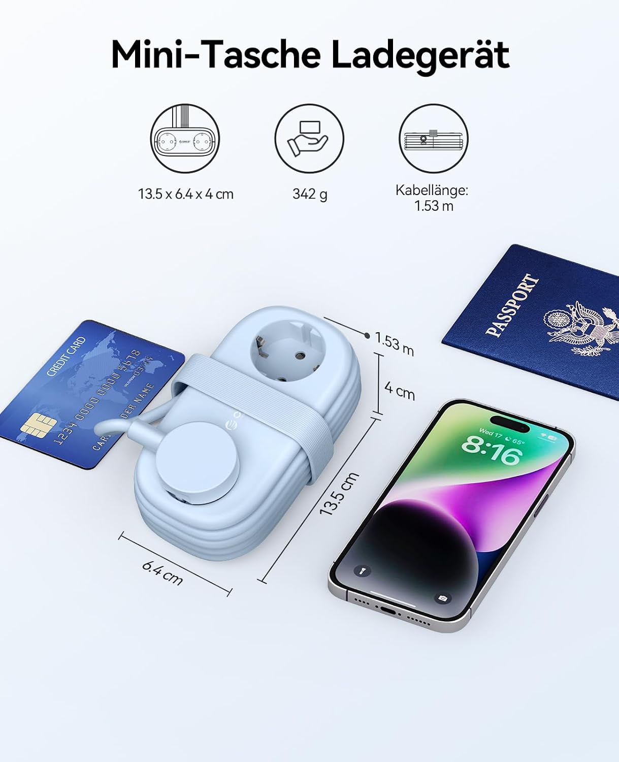 Detalle 2 de ORICO Steckdosenleiste USB C PD 20 W